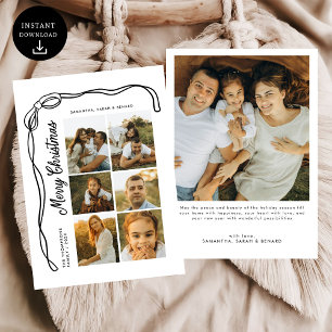 Bow Frohe Weihnachten Familie 7 Fotos