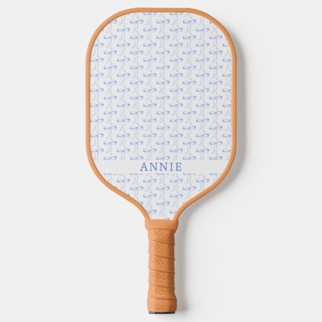 Bow Gingham Coquette Pickleball Paddle (Vorderseite)