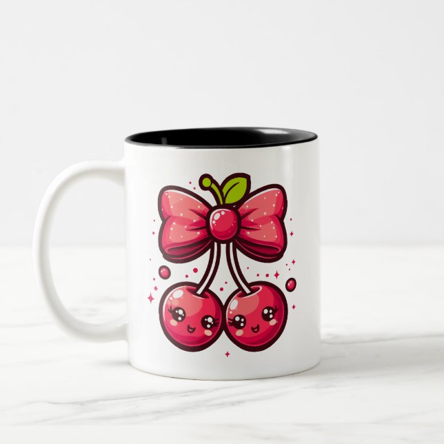 Bow Hair Liebe Tasse (Links)