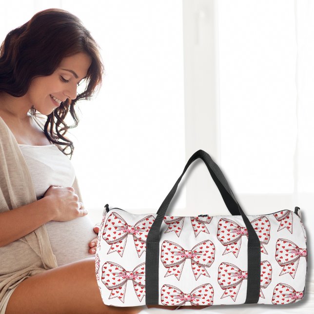 Bow Herz Mama Matching Labor & Delivery Hospital Duffle Bag (Bow heart Mama Matching Labor & Delivery Hospital Duffle Bag)