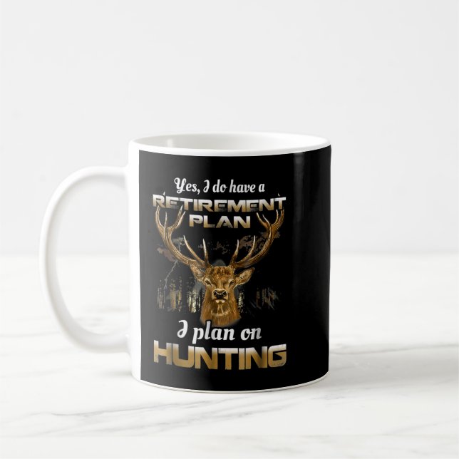 Bow Hunting Shirt Fun My Retirement Plan  Kaffeetasse (Links)