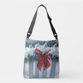 "Bow in Snow" Tote-Tasche Tragetaschen Mit Langen Trägern