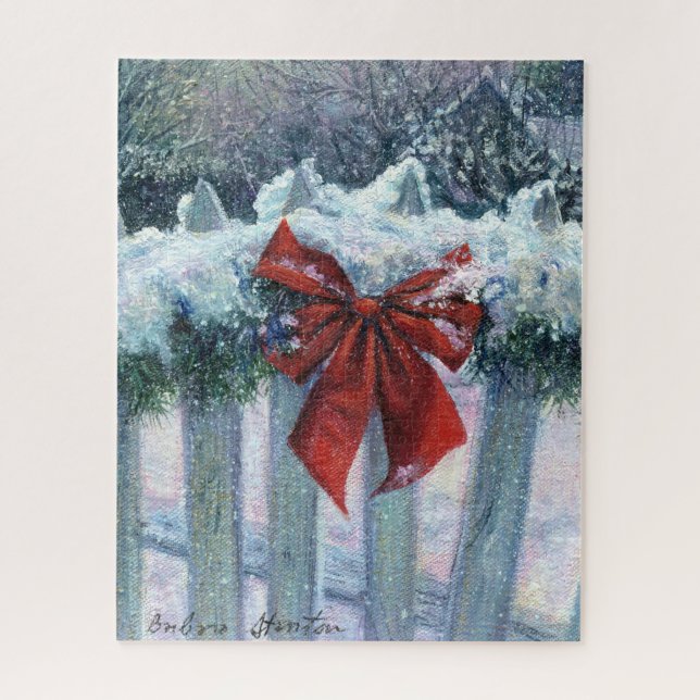 "Bow in the Snow" Jigsaw-Puzzle Puzzle (Vertikal)