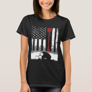 Bow Jagd auf amerikanisches Fahirsch für Bogenjäge T-Shirt