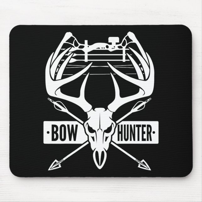 Bow Jagd auf Hirschhaut-Compound Bow Bogengeschenk Mousepad (Vorne)