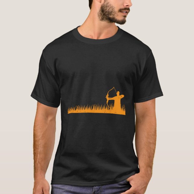 Bow Jagd Bogenschütze in Gr Bogenschütze Männer Fr T-Shirt (Vorderseite)