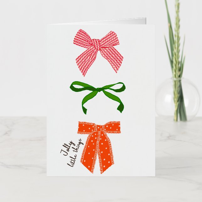 Bow Jolly Little Things Weihnachten  (Vorderseite)