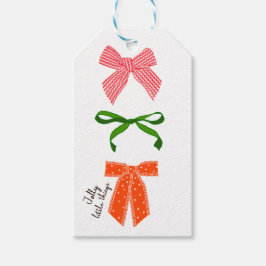 Bow Jolly Little Things Weihnachten  Geschenkanhänger