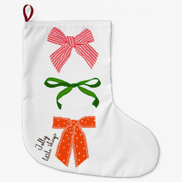 Bow Jolly Little Things Weihnachten  Großer Weihnachtsstrumpf