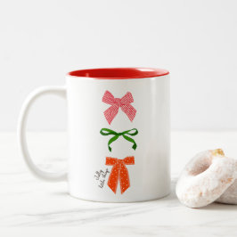Bow Jolly Little Things Weihnachten  Zweifarbige Tasse