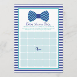 Bow Krawatte Baby Dusche Bingo Karten