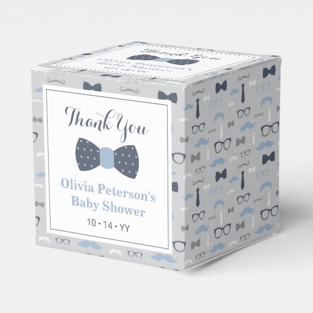 Bow Krawatte Baby Showbox Geschenkschachtel (Vorderseite)