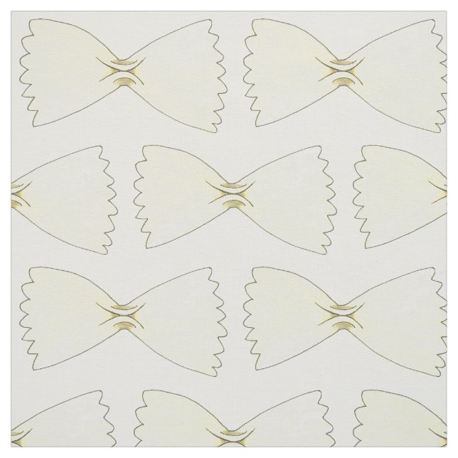 Bow Krawatte Bowtie Pasta Shapes Italienisches Leb Stoff (Muster)