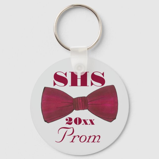 Bow Krawatte Bowtie Wedding Prom Formal Favor Schl Schlüsselanhänger (Vorderseite)