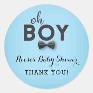 Bow Krawatte Little Man Baby Dusche Sticker