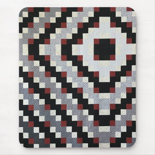 Bow-Krawatte Quilt-Maus-Pad Mousepad (Vorne)