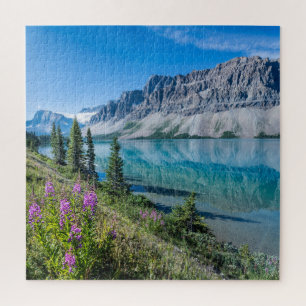 Bow Lake Banff National Park Kanada Reisen Puzzle