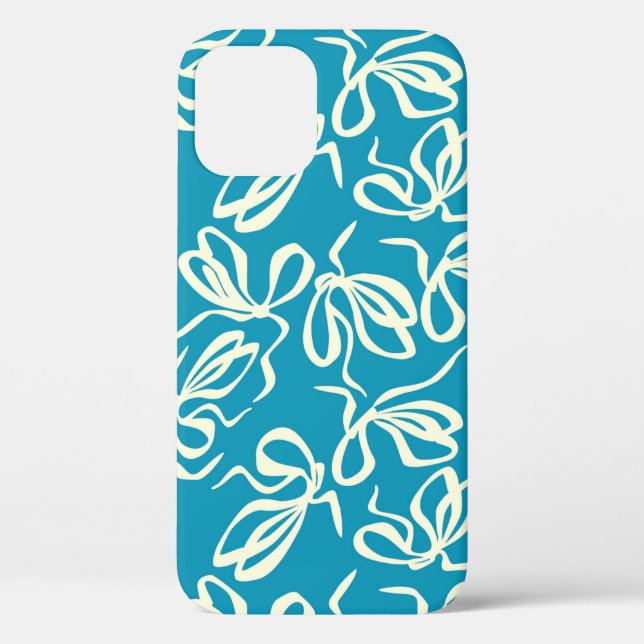 Bow-Muster, Nahtlose Textur. Für Modedrucke  Case-Mate iPhone Hülle (Rückseite)