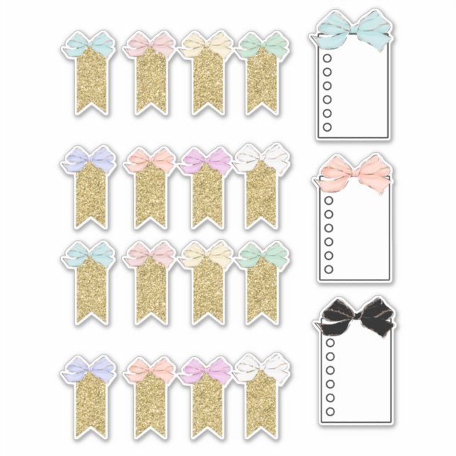 Bow Planner Stickers Aufkleber (Vorderseite)