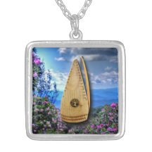 Bow Psaltery Necklace