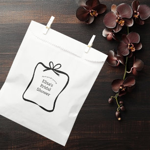 Bow Ribbon Frame Elegantes Brautparty CUSTOM Geschenktütchen