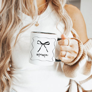 Bow Ribbon Mama Muttertag Tasse Geschenk für Mama