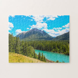 Bow River Banff Alberta Kanada. Puzzle