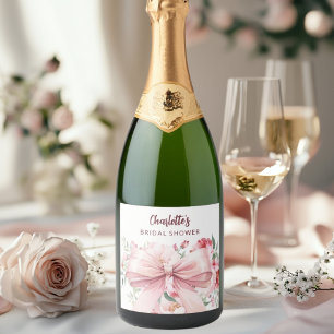 Bow rosa Blüten blühen Brautparty