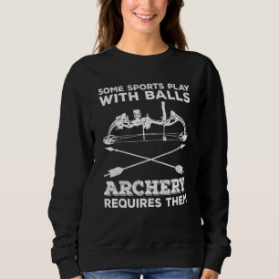 Bow-Shooting für einen Bow-Bogenschütze Sweatshirt