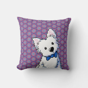 Bow Tie Westie Kissen
