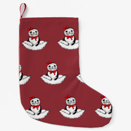 Bow-tiful Seal – Christmas Edition Kleiner Weihnachtsstrumpf