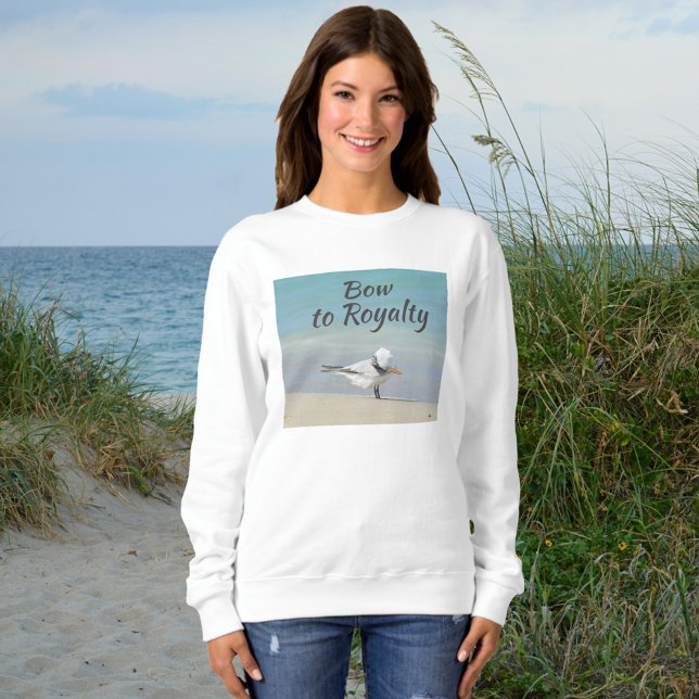 Bow to Royalty Royal Tern Beach Sweatshirt (Von Creator hochgeladen)