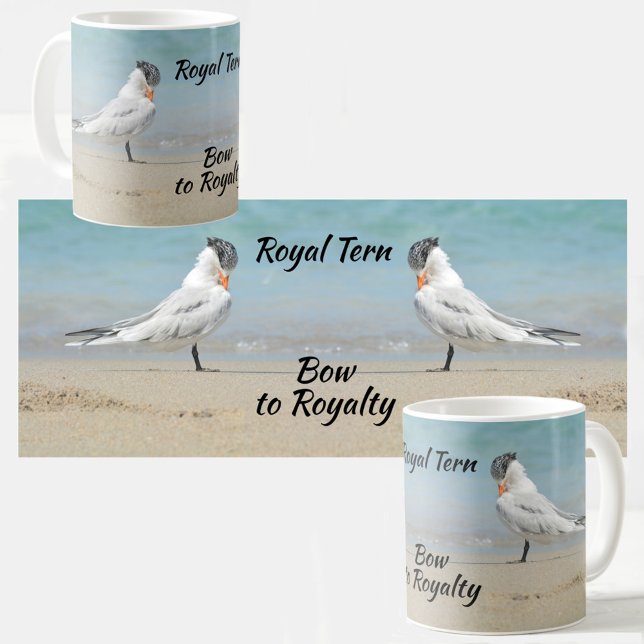 Bow to Royalty Royal Terns Seabirds Coastal Kaffeetasse (Von Creator hochgeladen)