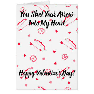 Bow und Arrow Mini Herz Valentinstag