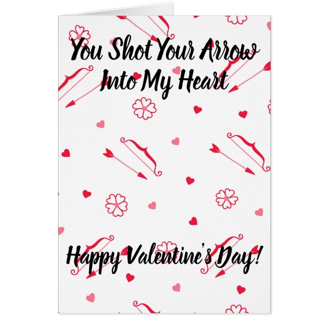 Bow und Arrow Mini Herz Valentinstag (Vorne)