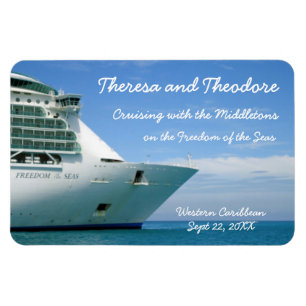 Bow und Sky Lg. Stateroom Door Marker Magnet