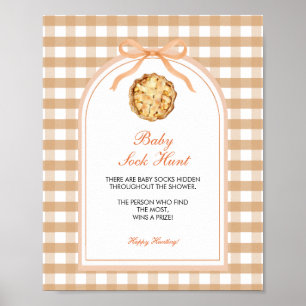 Bow unser kleines Süsse Pie Baby Sock Game Poster