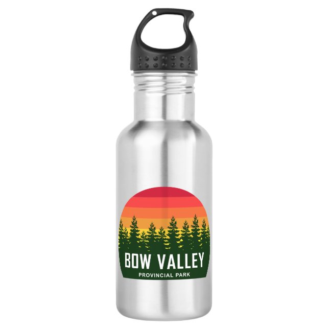 Bow Valley Provincial Park Edelstahlflasche (Vorderseite)