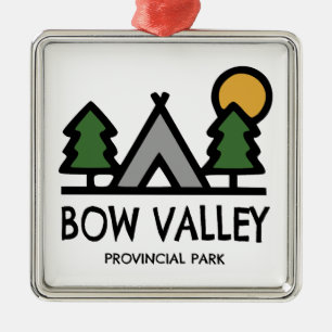 Bow Valley Provincial Park Ornament Aus Metall