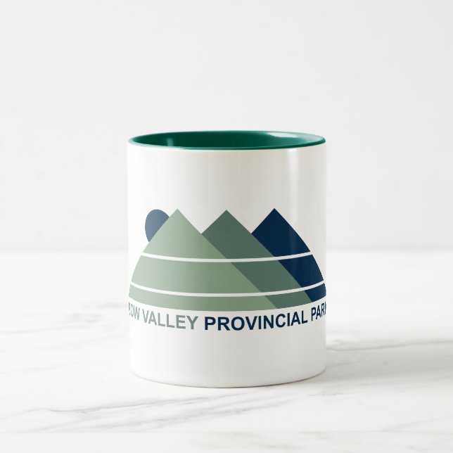 Bow Valley Provincial Park Zweifarbige Tasse (Mittel)