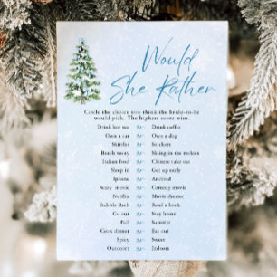 Bow Weihnachten Würde Sie Eher Baby Shower Spiel Einladung