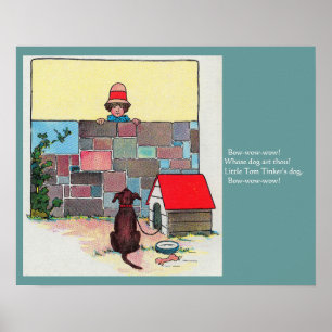 Bow-wow-wow! Wessen Hund bist du? Kinderzimmer Rhy Poster