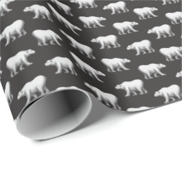 Bowdoin College Polar Bear Wrapping Paper Geschenkpapier
