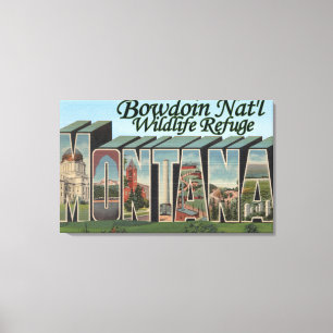 Bowdoin nationales Schutzgebiet, Montana Leinwanddruck