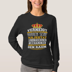 Bowdown Sie dummen Landmaschinen Mechan T-Shirt