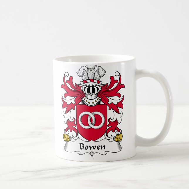Bowen Familienwappen Kaffeetasse (Rechts)