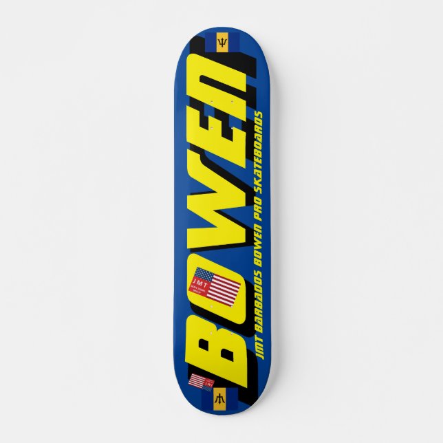 BOWEN JMT BARB 7 3/4" Skateboard Deck (Vorne)