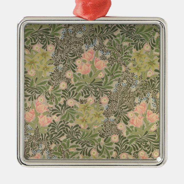 Bower Entwurf Silbernes Ornament (Vorne)