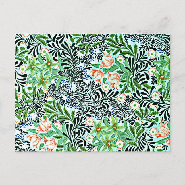 Bower, Vintages William Morris-Muster, Postkarte (Vorderseite)