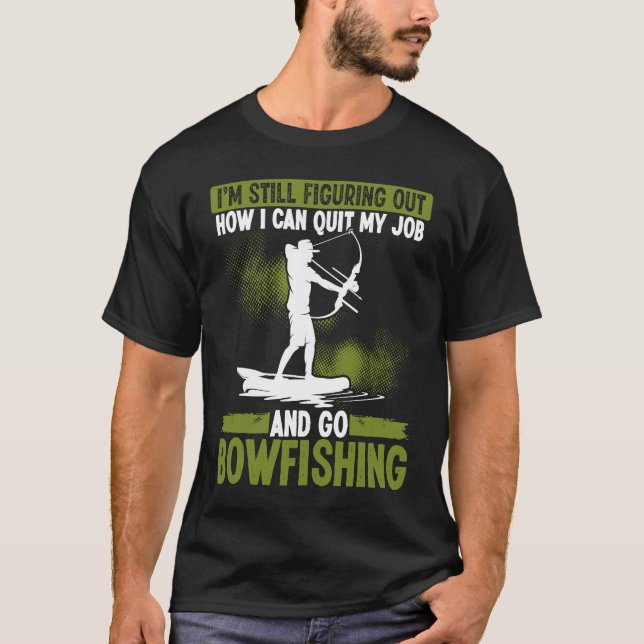 Bowfish Bowhunter Fisherman Archer Airboat Bowf T-Shirt (Vorderseite)
